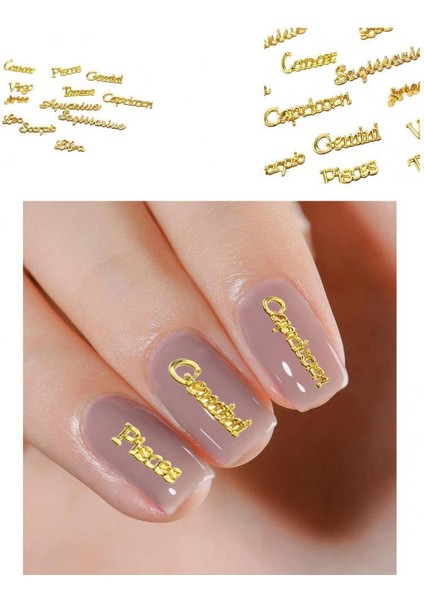 Mektup Uzun Ömürlü 3D Etkisi Metal Doldurma Dıy Charm Nail Art Dekorasyon Makyaj Için (Yurt Dışından) fiyatları
