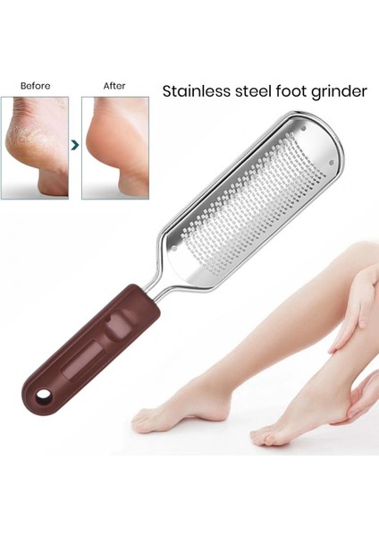 Gri Ayak Dosyası Çok Amaçlı Ayak Scrubber Iki Taşlama Yüzeyi Kaba Cilt Pedikür Dosyası Unisex Için Kaldır (Yurt Dışından)