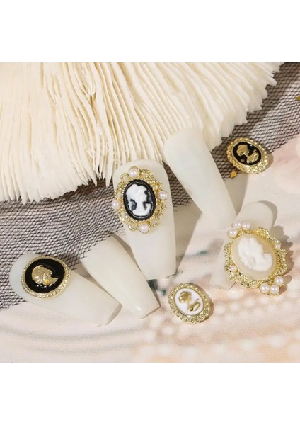 L Dekoratif Tırnak Dekorasyon Yaratıcı Tırnak Sanat Takı Sahte Inci Taklidi Tırnak Güzellik 3D Tırnak Sanat Zanaat Inci Taklidi (Yurt Dışından) fiyatları