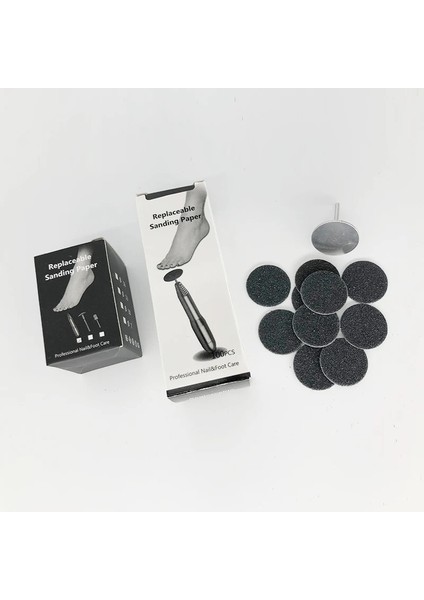 25MM G80 2 Kutu 1 Disk 15MM/25MM/35MM Paslanmaz Çelik Disk Değiştirilebilir Zımpara Kağıdı Metal Disk Tırnak Matkap Uçları Aksesuarları Ölü Cilt Pedikür Araçları (Yurt Dışından)