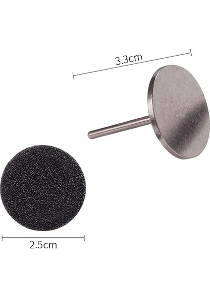 25MM Disk 2 Kendinden Yapışkanlı Zımpara Diski Parlatma Için Yedek Ped 25MM Elektrikli Ayak Dosya Seti Dolum Disk Tırnak Matkap Uçları Ayak Törpüleri (Yurt Dışından)
