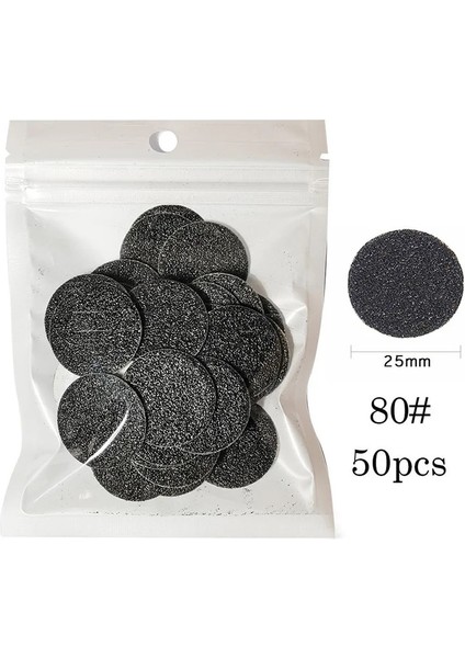 25MM Disk 2 Kendinden Yapışkanlı Zımpara Diski Parlatma Için Yedek Ped 25MM Elektrikli Ayak Dosya Seti Dolum Disk Tırnak Matkap Uçları Ayak Törpüleri (Yurt Dışından)