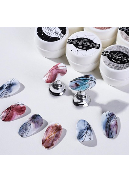 Gül Altın Tırnak Sanat Jel Parlak Web Jel Cilalama Seti Nail Art Süslemeleri Jel Tırnak Jel Narin (Yurt Dışından) indirimleri