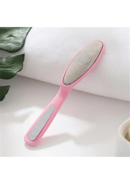 Koyu Pembe Paslanmaz Çelik Ayak Öğütücü Çok Yönlü Ayak Kazıyıcı Pedikür Dayanıklı Ayak Fırçalama Fırçası Canlandırıcı Peeling Kazıma Orta (Yurt Dışından)