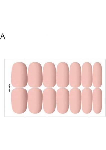 Bir Tırnak Etiket Kendinden Yapışkanlı Dıy Ultra Ince Yüksek Doygunluk Tam Sarar Lehçe Şeritler Sanat Çıkartmaları Kadın Için (Yurt Dışından)