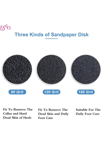 60 Adet-Mix GRIT-20MM 60 Adet/takım Profesyonel Spa Pedikür Diskleri Yedek Zımpara Dosyaları 80/120/180 # Rulman Ayak Scrubber Ölü Cilt Sökücü (Yurt Dışından) fırsatları