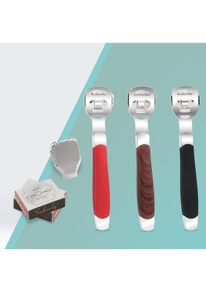 3 Adet Set Paslanmaz Çelik Ayak Törpü Kauçuk Kazıyıcı Ayak Ölü Cilt Pedikür Aracı Setleri Aksesuarları (Yurt Dışından) fiyatları