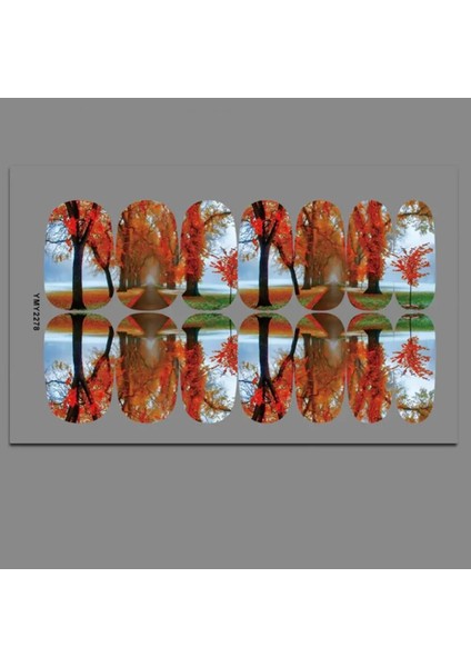 L Solmayan Yüksek Yapışma Akçaağaç Sincap Sonbahar Tırnak Dekor Çıkartmaları Kadın Için (Yurt Dışından) fiyatları