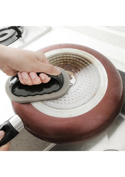 Mutfak Sünger Fırçası Oval Sünger Temizleme Fırçası Temizleyici Güçlü Fırçalar (Yurt Dışından)