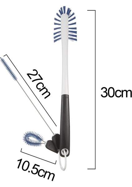 Ev Günlük Temizlik Fincan Fırçası Asılabilir Uzun Saplı Üç Parçalı Takım Elbise Anne ve Çocuk Malzemeleri Şişe Fırçası (Yurt Dışından) indirimleri