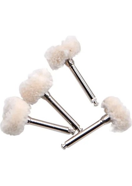 10 Adet/torba Diş Parlatma Çarkı Yün Pamuk Parlatma Diş Parlatıcı Fırçalar Parlatıcılar Düşük Hız Ters Açı El Aleti (Yurt Dışından)