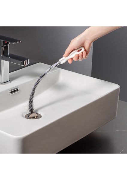 1/10 Adet Uzun Temiz Fırça Lavabo Borusu Tarama Fırçası Takunya Deliği Sökücü Araçları Esnek Temizleyici Mutfak Drenaj Banyo Kanalizasyon Saç (Yurt Dışından)