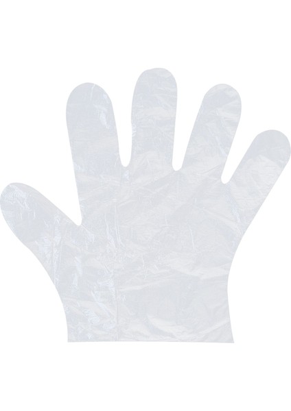 Esnek Pe Tek Kullanımlık Eldiven Şeffaf 100 Adet Şeffaf (Yurt Dışından) modelleri