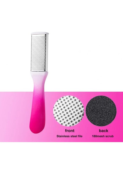 Yeşil Ayak Scrubber Paslanmaz Ayak Dosya Çift Taraflı Sert Cilt Pedikür Aracı Unisex Için Kaldırmak (Yurt Dışından)