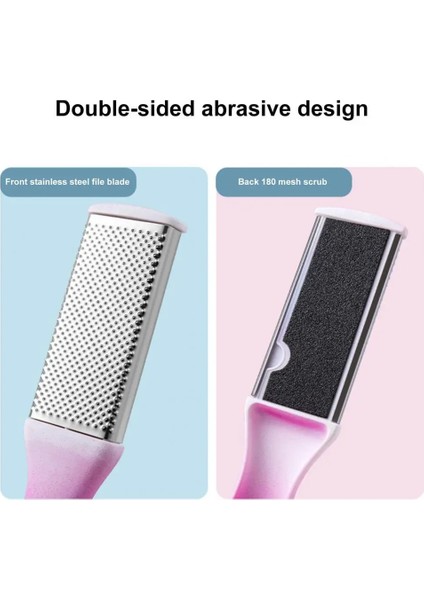 Yeşil Ayak Scrubber Paslanmaz Ayak Dosya Çift Taraflı Sert Cilt Pedikür Aracı Unisex Için Kaldırmak (Yurt Dışından)