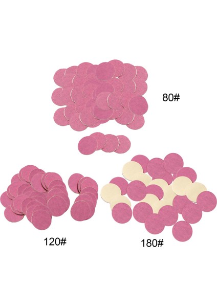 80 50X Zımpara Diski Yedek Ped Pembe Zımpara Ped Diskleri Ölü Kırık Sert Cilt Parlatma Zanaat Kadın Erkek Için Değiştirilebilir (Yurt Dışından)