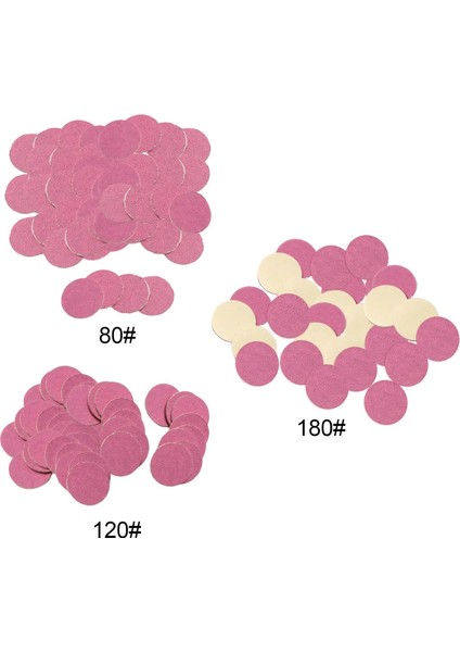 80 50X Zımpara Diski Yedek Ped Pembe Zımpara Ped Diskleri Ölü Kırık Sert Cilt Parlatma Zanaat Kadın Erkek Için Değiştirilebilir (Yurt Dışından)