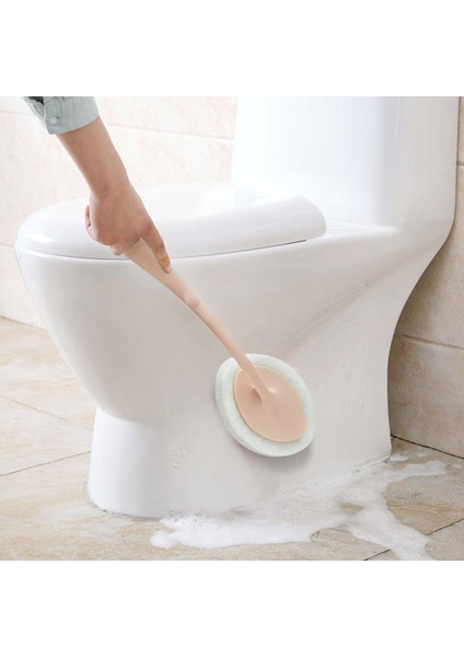 Adet El Sünger Temizleme Fırçası Banyo Fırçası Seramik Karo Mutfak Kireç Çözücü Pot Fırça Zemin Fırçası Değiştirilebilir Sünger (Yurt Dışından)
