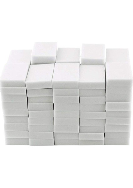 Beerıs Sihirli Temizleme Süngerleri Silgi, Ev Sünger Silgi Temizleyici Köpük Temizleme Mutfak, Mobilya, Araba, Deri (50 Paket) (Yurt Dışından)