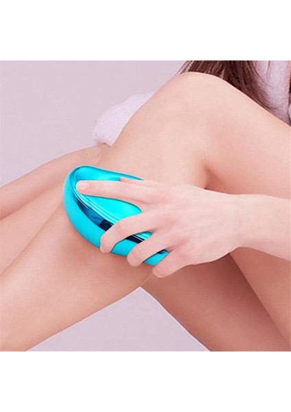 Koyu Mavi Kristal Fiziksel Epilasyon Ağrısız Güvenli Epilatör Kolay Temizlik Yeniden Kullanılabilir Vücut Güzelliği Epilasyon Bakım Araçları Cam Epilasyon (Yurt Dışından) fiyatları