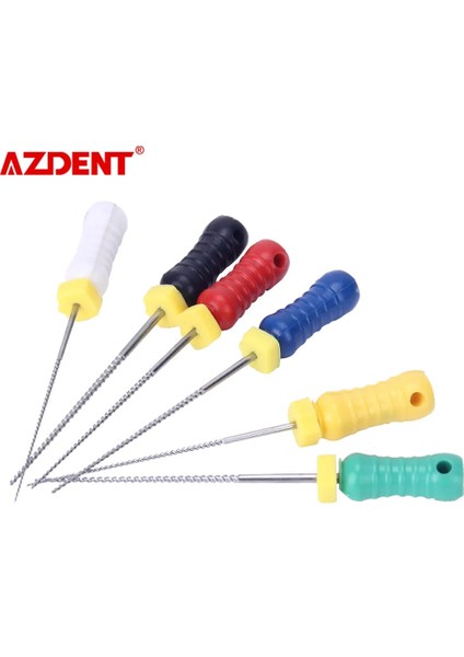 Azdent 6 Adet/paket Diş Niti 21MM/25MM #15-40 Endodontik Kök Kanal Dosyaları El Kullanımı Raybalar/h/k Dosya Diş Hekimi Araçları (Yurt Dışından)