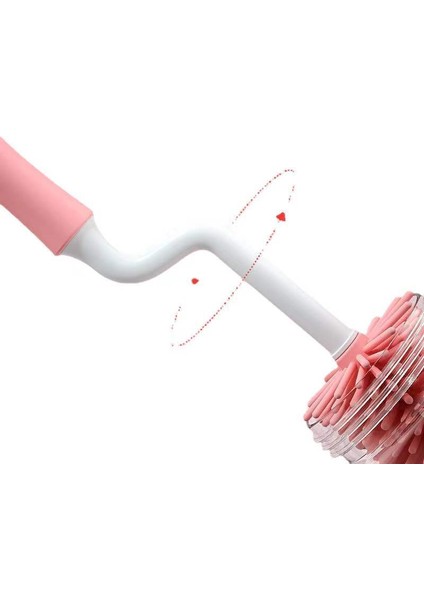 Silikon Şişe Fırçası 360 Derece Döndürme Bebek Emzik Bardağı Meme Temizleme Fırçaları Seti El Yumuşak Kafa Gıda Sınıfı Sulama (Yurt Dışından) fırsatları