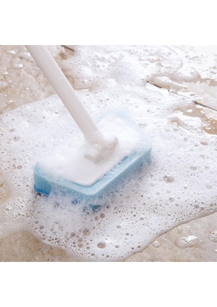 Banyo Halı Sünger Fırçası Uzun Saplı Duvar Fayansı Temizleme Fırçası Pencere Araba Temizleyici Küvet Scrubber Döner Tuvalet Fırçası (Yurt Dışından)