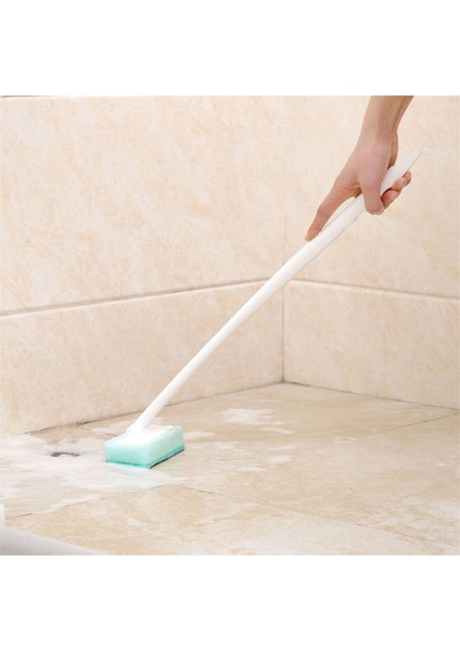 Banyo Halı Sünger Fırçası Uzun Saplı Duvar Fayansı Temizleme Fırçası Pencere Araba Temizleyici Küvet Scrubber Döner Tuvalet Fırçası (Yurt Dışından)
