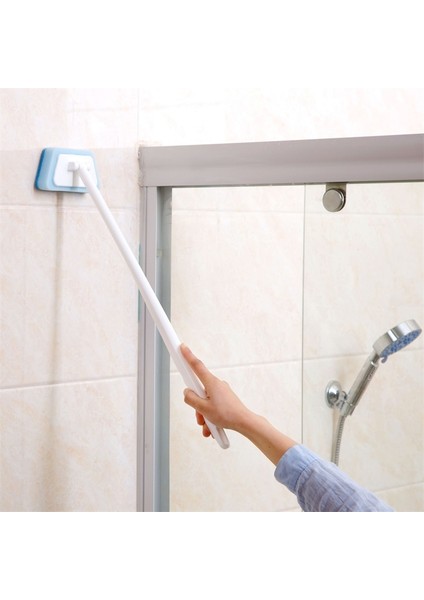 Banyo Halı Sünger Fırçası Uzun Saplı Duvar Fayansı Temizleme Fırçası Pencere Araba Temizleyici Küvet Scrubber Döner Tuvalet Fırçası (Yurt Dışından)