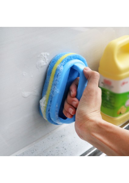 Mutfak Temizleme Cam Duvar Temizleme Banyo Tuvalet Banyo Fırçası Plastik Saplı Dayanıklı Sünger Alt Küvet Temiz Fırça Pencere (Yurt Dışından) fiyatları