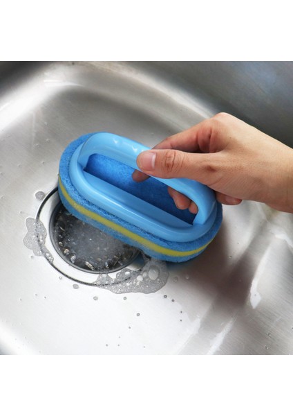 Mutfak Temizleme Cam Duvar Temizleme Banyo Tuvalet Banyo Fırçası Plastik Saplı Dayanıklı Sünger Alt Küvet Temiz Fırça Pencere (Yurt Dışından) fırsatları