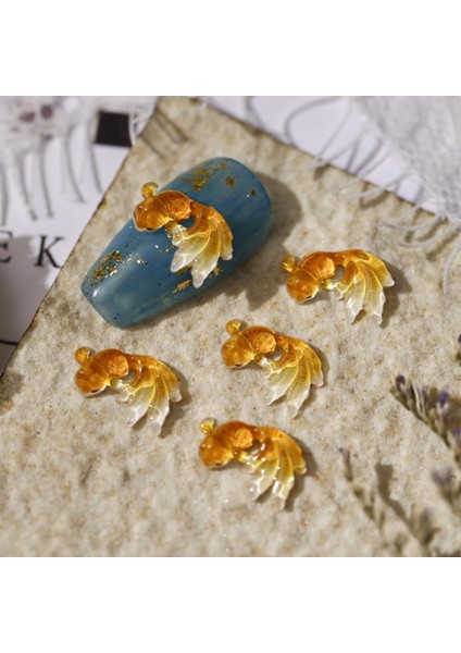 Beyaz Çok Fonksiyonlu Reçine Küçük Balık Charm Kadın Için Nail Art Rhinestone (Yurt Dışından) fiyatları