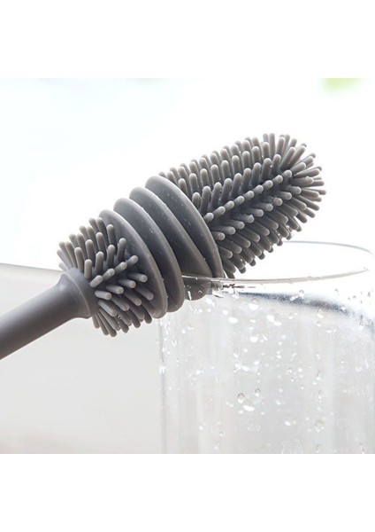 Yumuşak Silikon Bardak Temizleme Fırçası Scrubber Mutfak Temizleme Araçları Uzun Saplı Cam Bardak Yıkama Fırçaları (Yurt Dışından) modelleri