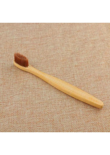 Adet Çevre Bambu Kömür Diş Fırçası Ağız Sağlığı Bakımı Için Düşük Karbonlu Orta Yumuşak Kıl Fırçalar Ahşap Saplı Diş Fırçası (Yurt Dışından)