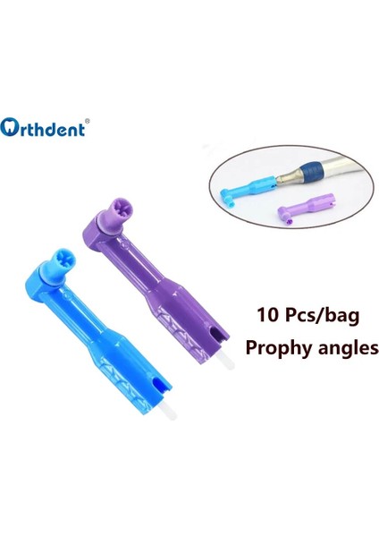 10 Adet/torba Diş Tek Kullanımlık Profilaksi Açıları Yumuşak Fincan Parlatma Aracı Ağız Köşe Parlatıcı Mavi Mor Kafa Diş Hekimi Aksesuarları (Yurt Dışından) fiyatları