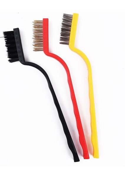 【sıcak】 3 Adet Tel Temiz Fırça Seti Saplı Ev Mutfak Kaynak Cürufu Paslanmaz Gaz Sobası Duman Plastik Temizleme Araçları Yağ Temizleyici (Yurt Dışından)