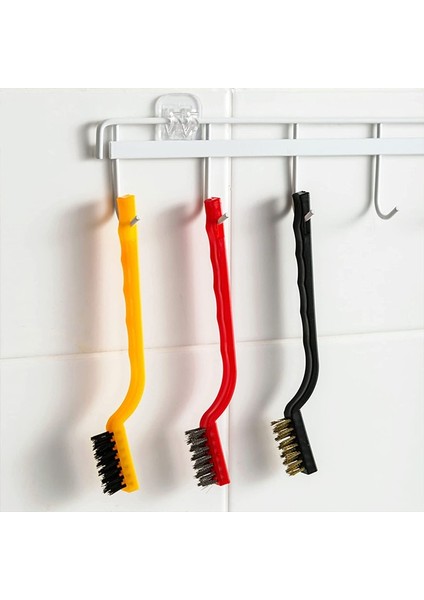 【sıcak】 3 Adet Tel Temiz Fırça Seti Saplı Ev Mutfak Kaynak Cürufu Paslanmaz Gaz Sobası Duman Plastik Temizleme Araçları Yağ Temizleyici (Yurt Dışından) fırsatları