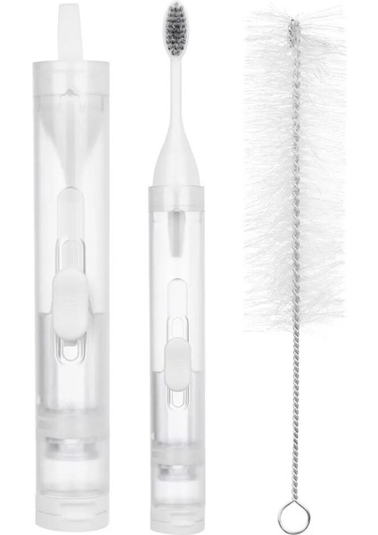 Seyahat Diş Fırçası Seti Taşınabilir Oral Dil Temizleyici Katlanır Diş Fırçası Diş Temiz Araçları Açık Diş Fırçası Diş Macunu Depolama (Yurt Dışından)