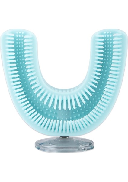 Çocuklar Için Çocuk Elektrikli Diş Fırçası Akıllı 360 Derece U Silikon USB Otomatik Ultrasonik Diş Diş Fırçası Karikatür Desen (Yurt Dışından)