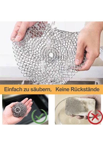 Temizleyici Halka Temizleyici, 2 Parça Temizleyici, Halka Temizleyici Hollandalı Fırın Temizleyici Izgara Tavaları Veya Tavalar Için Izgara Temizleme Araçları (Yurt Dışından) fırsatları