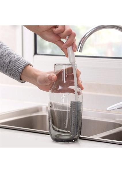 [sıcak] Silikon Bardak Fırçası Mutfak Temizlik Araçları Uzun Saplı Içecek Şarap Bardağı Şişe Cam Bardak Yıkama Temizleme Süngeri Fırçalar Temizleyici (Yurt Dışından) modelleri