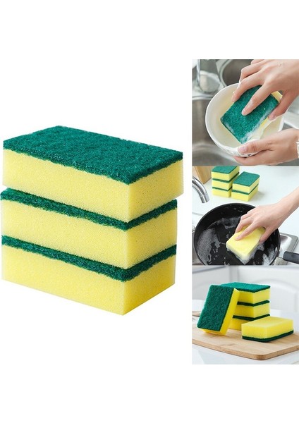 [sıcak] 1 Adet Dekontaminasyon Yüksek Yoğunluklu Sünger Mutfak Temizleme Araçları Yıkama Havluları Sünger Ovma Pedi Mikrofiber Bulaşık Temizleme Bezi (Yurt Dışından) fiyatları
