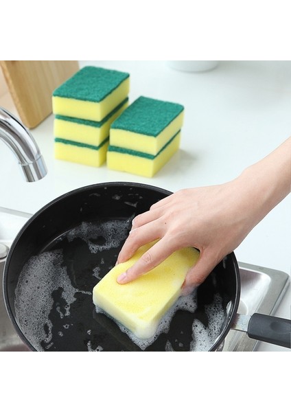 [sıcak] 1 Adet Dekontaminasyon Yüksek Yoğunluklu Sünger Mutfak Temizleme Araçları Yıkama Havluları Sünger Ovma Pedi Mikrofiber Bulaşık Temizleme Bezi (Yurt Dışından) modelleri