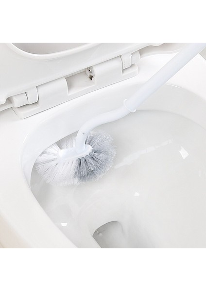 1pc Ölü Köşe Temizleme Çift Taraflı Kavisli Plastik Fırça Tuvalet Banyo Uzun Saplı Temizleme Fırçası (Yurt Dışından)
