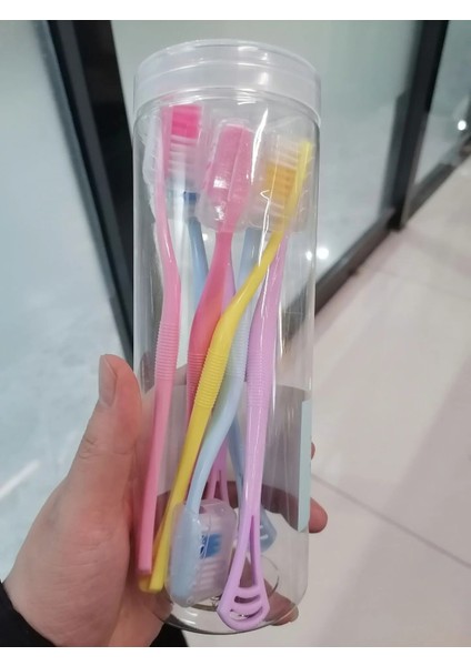 Sopa Diş Fırçası Dil Kazıyıcı Ağız Kokusunu Gidermek Için Çift Amaçlı Bambu Kömür Yumuşak Kıl Diş Fırçası Silikon Diş Fırçası (Yurt Dışından) fiyatları