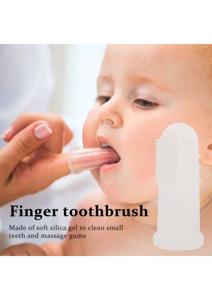 Bebek Çocuk Yumuşak Silikon Parmak Diş Fırçası ve Sakız Masaj Fırçası Ağız Sağlığı Şeffaf Temizleme Diş Aracı Bebek Ağız Bakımı (Yurt Dışından) modelleri