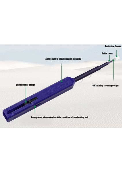 Fiber Temizleme Kalemi, >800 Kez Fiber Optik Konektör Temizleyici, Sc Için Lc Için Fc Için (Yurt Dışından)
