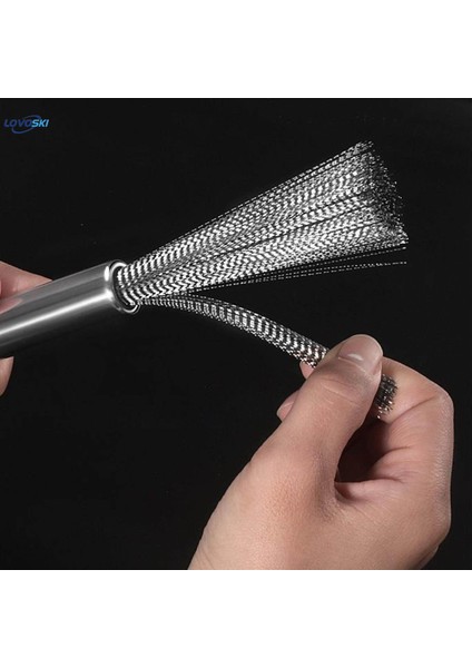 Tencere Tavası Temizleme Fırçası Dökme Demir Tava Tavaları Sobalar Için Tencere Fırçası Scrubber (Yurt Dışından)
