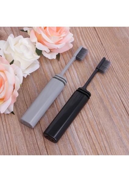 Bambu Kömür Katlanabilir Seyahat Kamp Açık Diş Fırçası Ağız Bakımı X7YB (Yurt Dışından) fiyatları