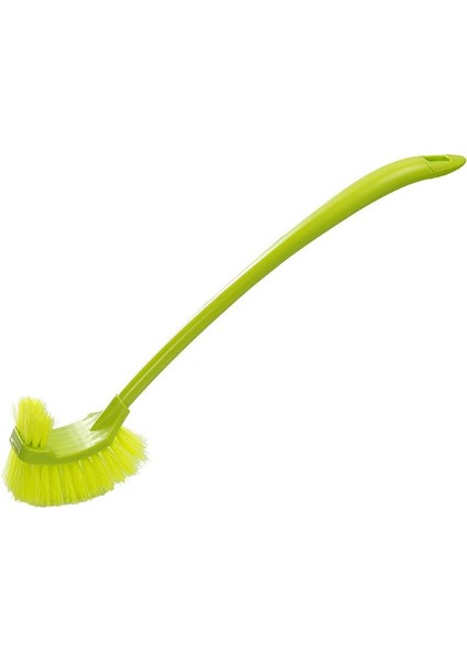 Taşınabilir Çift Taraflı Tuvalet Fırçası Lavabo Fırçası Plastik Uzun Saplı Banyo Fırçalama Temizleme Fırçası LB88 (Yurt Dışından)